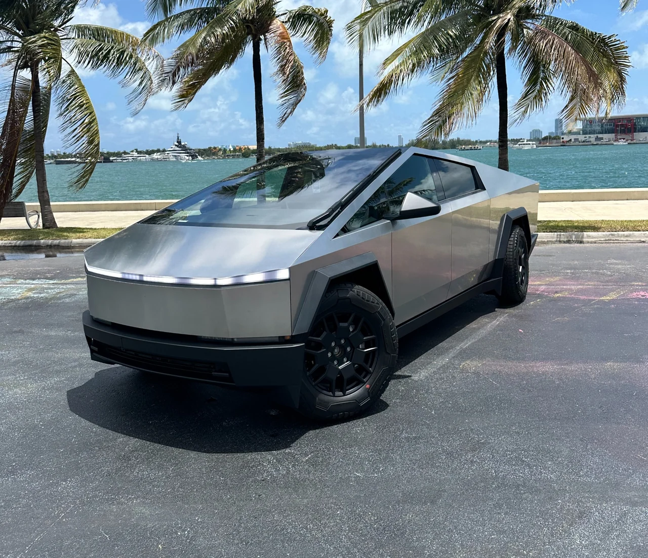 Tesla Cybertruck reference photograph, view 1