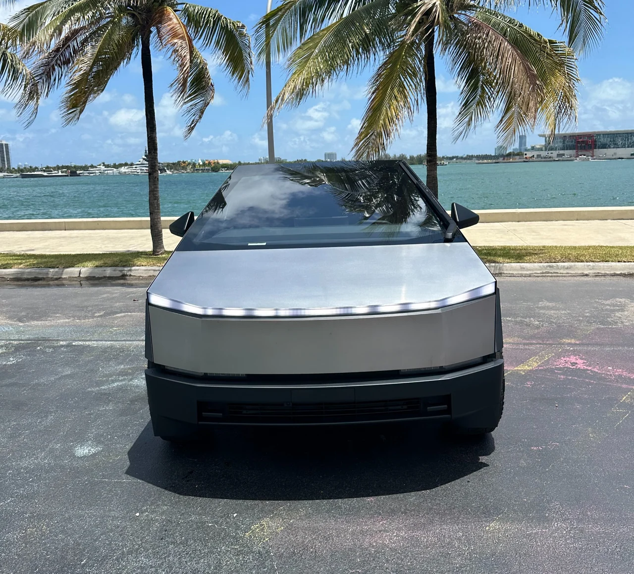 Tesla Cybertruck reference photograph, view 2